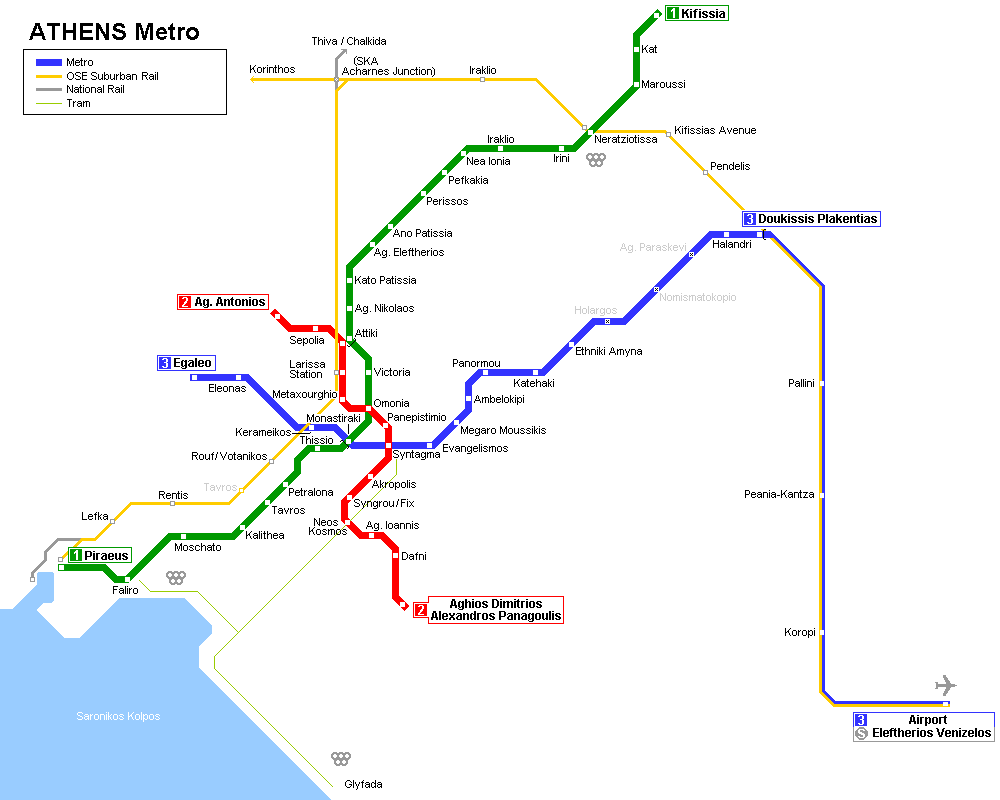 Desplazamientos en Atenas: Metros, bus - Foro Grecia y Balcanes